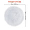 Tapis blanc rond. 25 cm - miniature variant 2