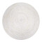 Tapis blanc rond 80 cm - miniature variant 1