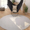 Tapis blanc rond 80 cm - miniature variant 2