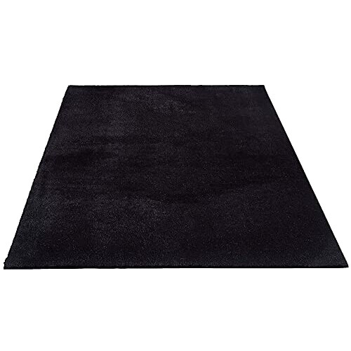 Tapis noir rond 80x150 cm variant 1 