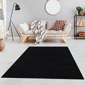 Tapis noir 80x150 cm