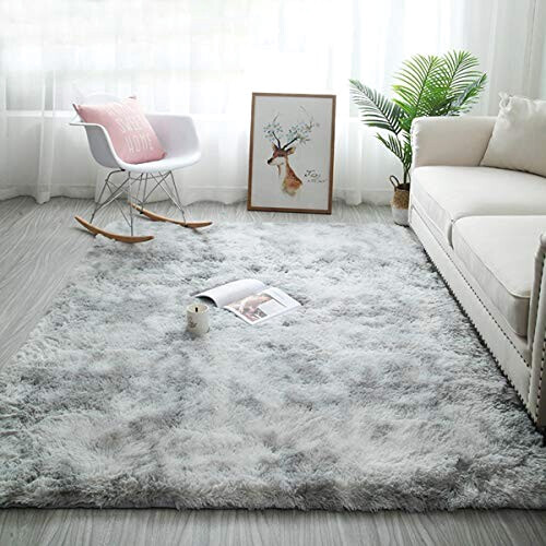 Tapis gris blanc 120x160 cm