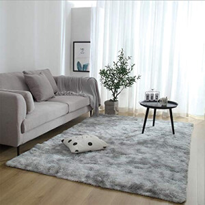 Tapis gris blanc 80x200 cm