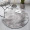 Tapis gris blanc rond 100x100 cm - miniature variant 3
