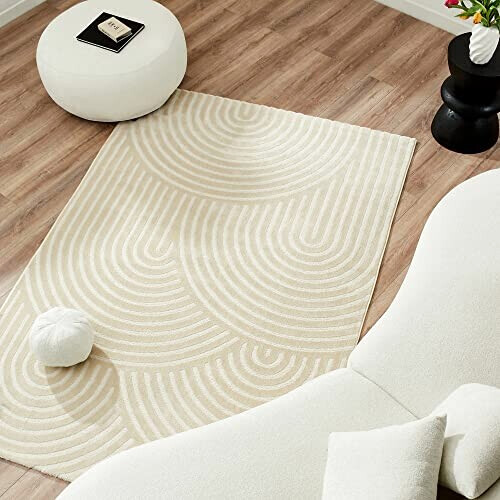 Tapis beige crème 80x300 cm