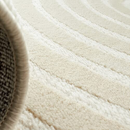 Tapis beige crème 80x300 cm variant 2 