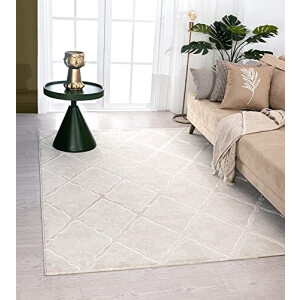 Tapis beige rond 160x230 cm