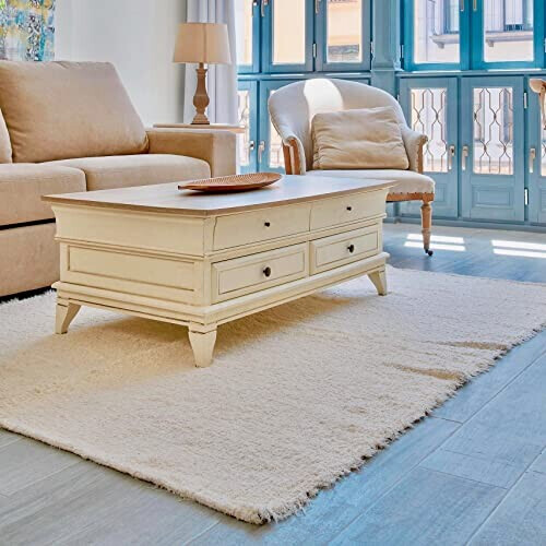 Tapis beige ecru 120x160 cm