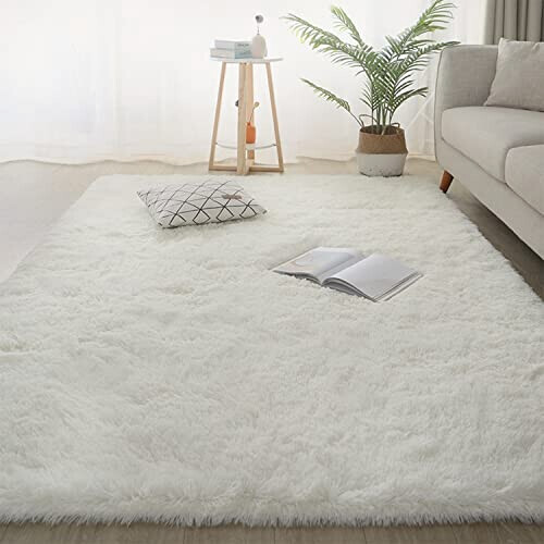 Tapis beige blanc 60x120 cm