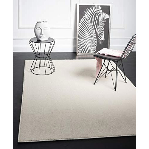 Tapis beige cream rond 160x230 cm