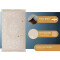 Tapis beige blanc/ 120x68 cm - miniature variant 1
