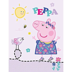 Tapis Peppa Pig multicolore 100x133 cm