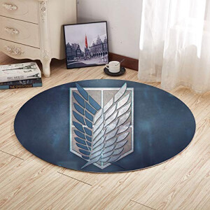 Tapis L’Attaque des Titans type rond 100 cm