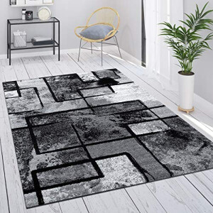 Tapis Tetris gris 120x170 cm