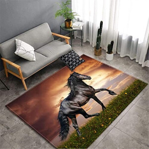 Tapis Cheval noir 120x160 cm