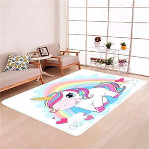 Tapis Licorne couleur 80x160 cm