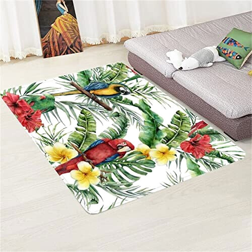 Tapis Perroquet, Pie, Toucan - Oiseau - couleur 40x60 cm variant 3 