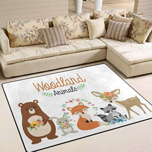 Tapis Ours multicolore 203x147.3 cm