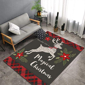 Tapis Renne s de noël 40x60 cm