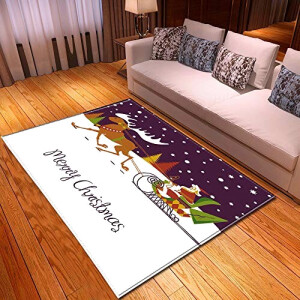 Tapis Renne transport de s 50x80 cm