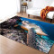 Tapis Tortue noire 40x60 cm - miniature