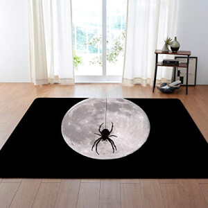 Tapis Araignée noire 50x80 cm