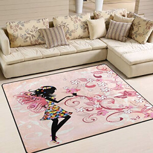 Tapis Papillon multicolore 160x122 cm