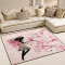 Tapis Papillon multicolore 160x122 cm - miniature