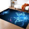 Tapis Papillon Étoiles bleues 40x60 cm - miniature