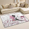 Tapis Papillon multicolore 90x60 cm - miniature
