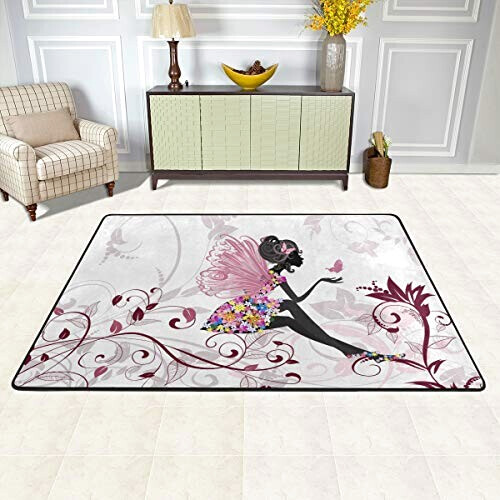 Tapis Papillon multicolore 90x60 cm variant 1 