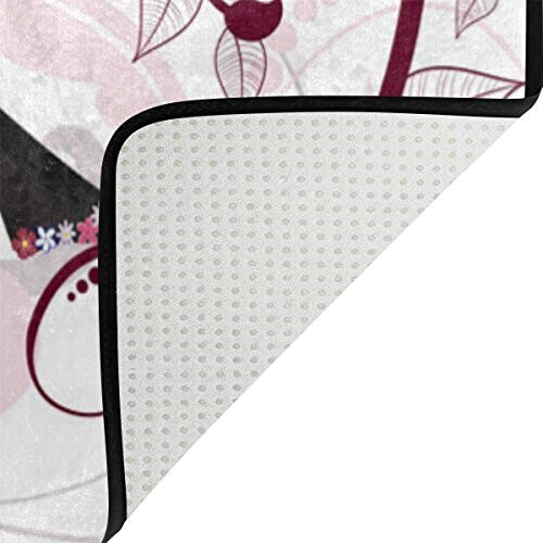 Tapis Papillon multicolore 90x60 cm variant 2 