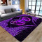 Tapis Papillon violet 140x200 cm - miniature