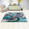 Tapis Papillon multicolore 100x150 cm - miniature variant 1