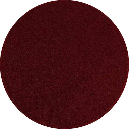 Tapis rouge rond 160x230 cm variant 4 