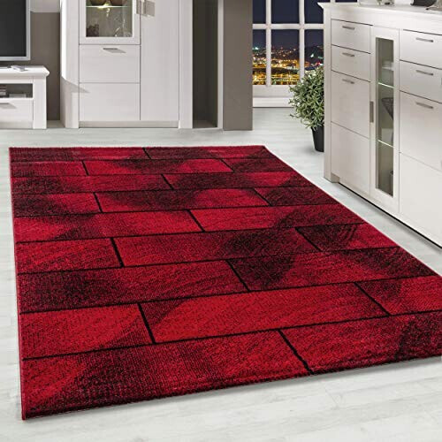 Tapis rouge 80x150 cm