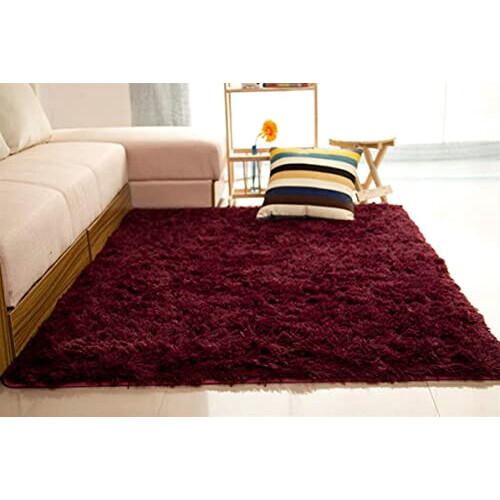 Tapis rouge vin 120x180 cm