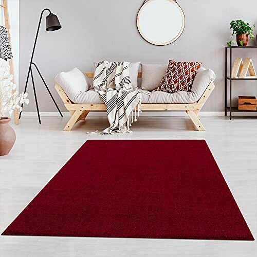 Tapis rouge 160x230 cm