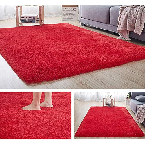 Tapis rouge plus Épais 160x200 cm variant 0 