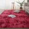 Tapis rouge tie-dye foncé 50x80 cm - miniature