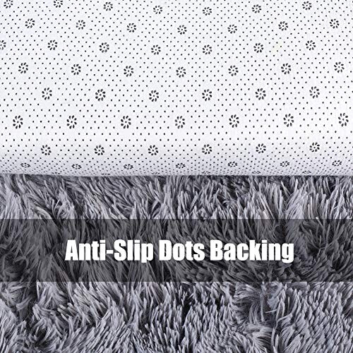 Tapis rouge tie-dye foncé 50x80 cm variant 2 