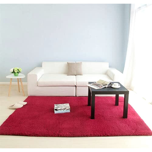 Tapis rouge vin 80x120 cm variant 3 