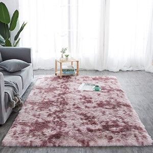 Tapis rose foncé avec motif 200x300 cm