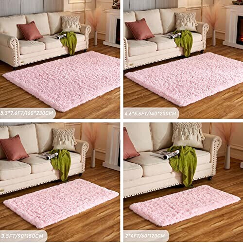 Tapis rose 160x230 cm variant 4 