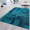 Tapis bleu 80x250 cm - miniature