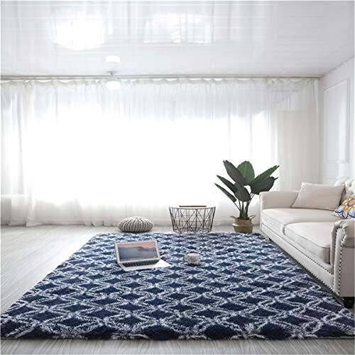 Tapis bleu marin 60x120 cm