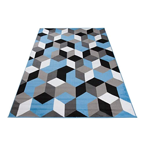 Tapis bleu 120x170 cm variant 4 