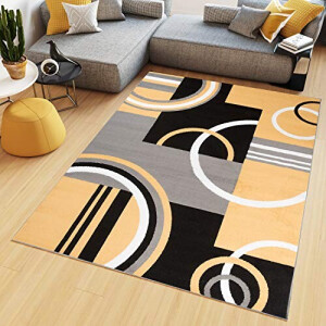 Tapis jaune 120x170 cm