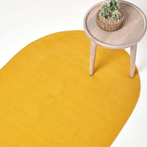 Tapis jaune moutarde 50x80 cm