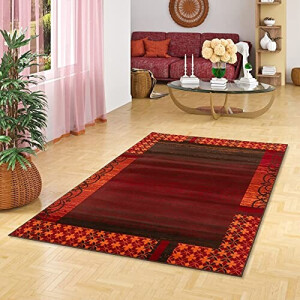 Tapis orange rouge 80x150 cm